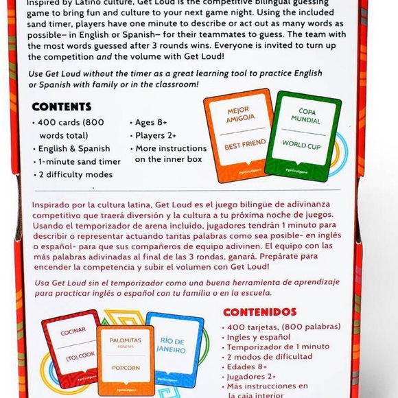 Get Loud word game, bilingual game. NWT - Picture 6 of 6